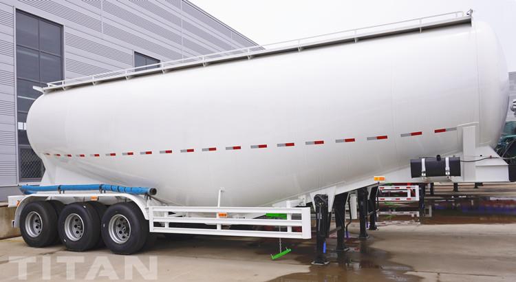 Tri Axle 50cbm Cement Powder Tanker Trailer for Sale in Jamaica