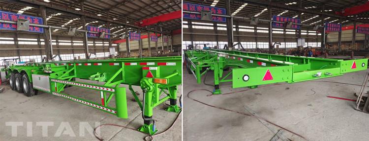 40ft Container Transport Semi Trailer Chassis for Sale in Cote d'Ivoire