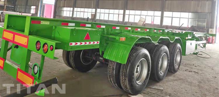 40ft Container Transport Semi Trailer Chassis for Sale in Cote d'Ivoire