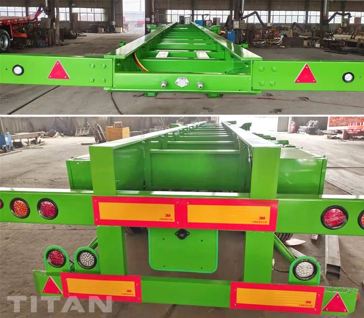 40ft Container Transport Semi Trailer Chassis for Sale in Cote d'Ivoire