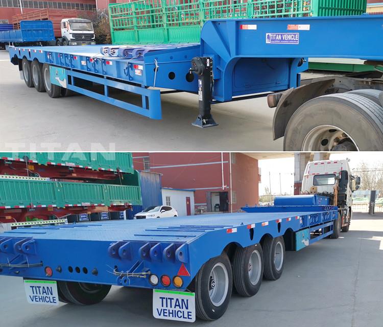 Tri Axle Low Bed Truck for Sale in Cameroon