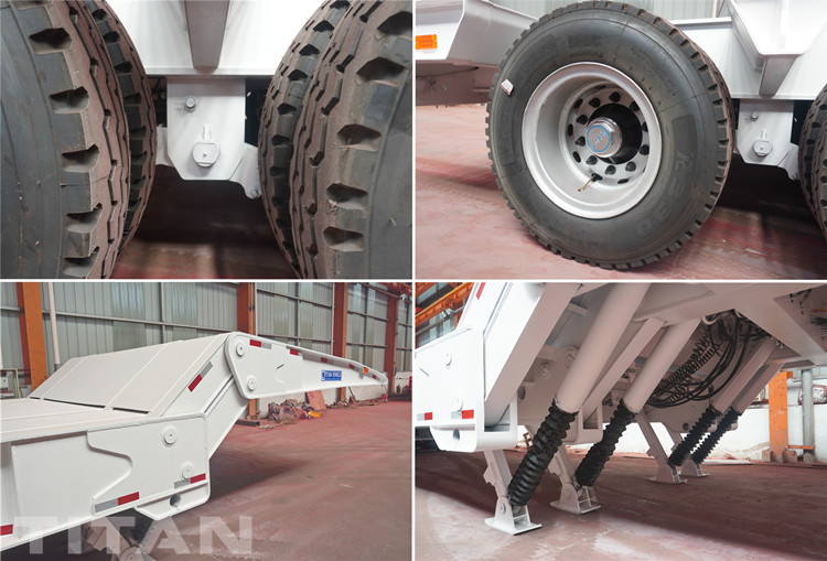 Detachable Gooseneck Low Bed Lowboy Trailer for Sale in Nigeria