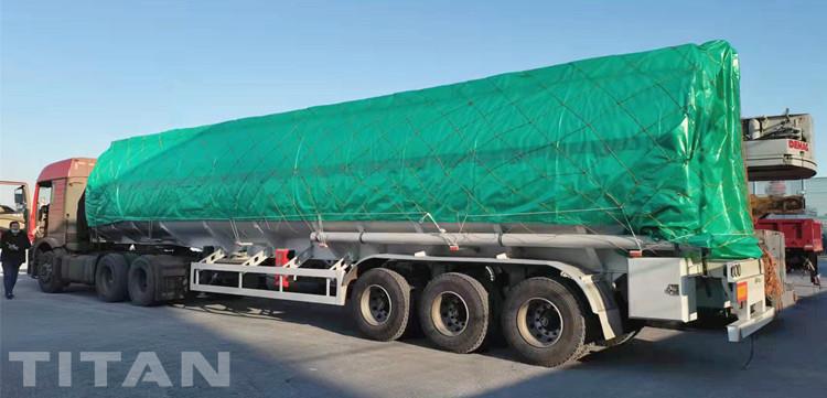 3 Axle 45000 Liters Palm Oil Tanker for Sale in Zambia