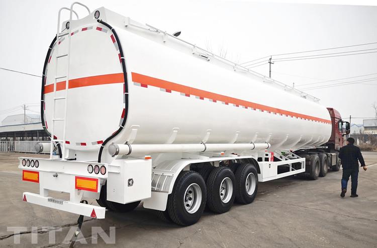 3 Axle 45000 Liters Palm Oil Tanker for Sale in Zambia