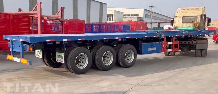 Tri Axle Semi Flatbed Trailers for Sale Near Me in Senegal