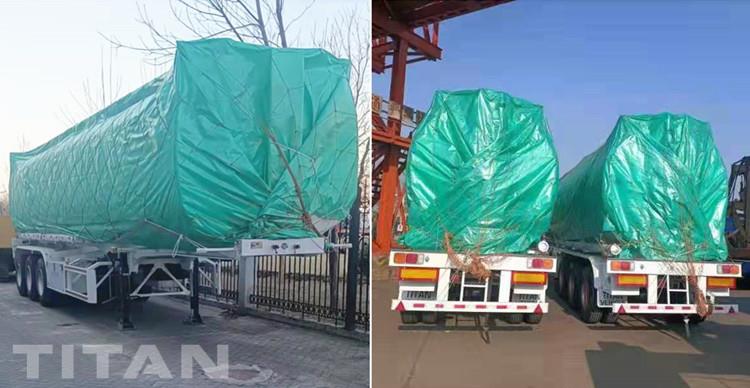 50000 Liters Fuel Tanker Trailer for Sale in Tanzania