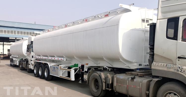 50000 Liters Fuel Tanker Trailer for Sale in Tanzania