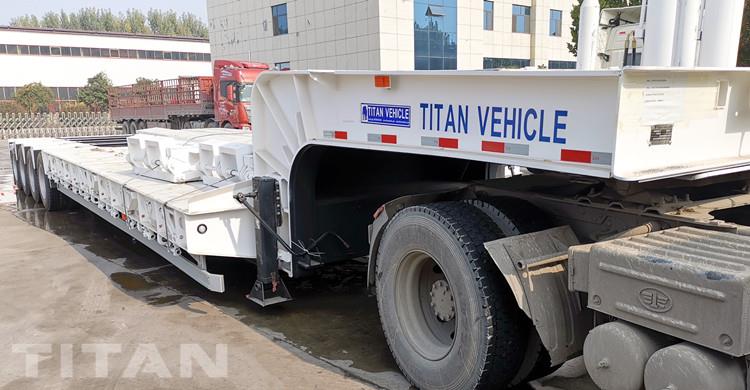 4 Axle Low Loader Trailer 100 Ton for Sale in Congo