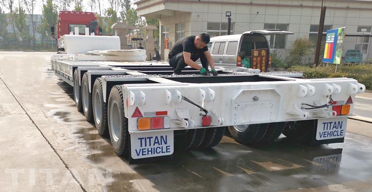 4 Axle Low Loader Trailer 100 Ton for Sale in Congo