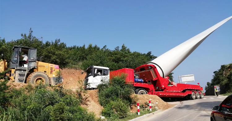 80M Windmill Blade Transport Adaptor Trailer for Sale in Vietnam