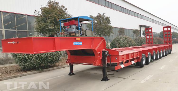 9 Axle Heavy Load Low Bed Trailer for Sale in Madagascar