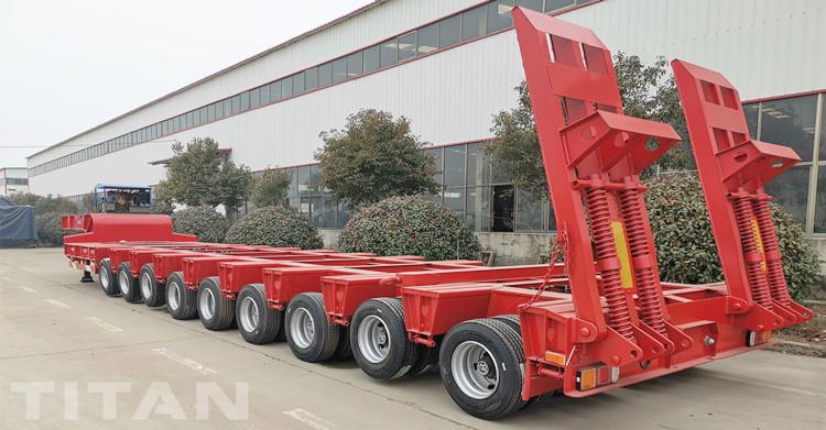 9 Axle Heavy Load Low Bed Trailer for Sale in Madagascar