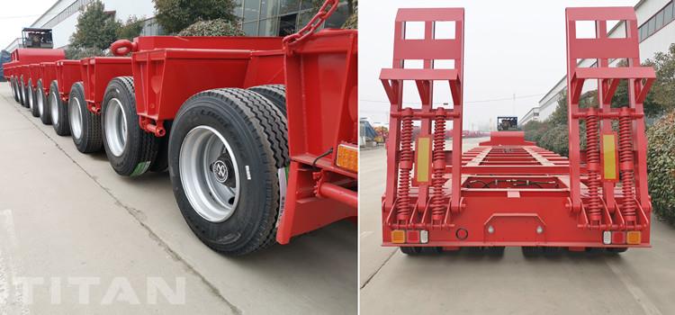 9 Axle Heavy Load Low Bed Trailer for Sale in Madagascar
