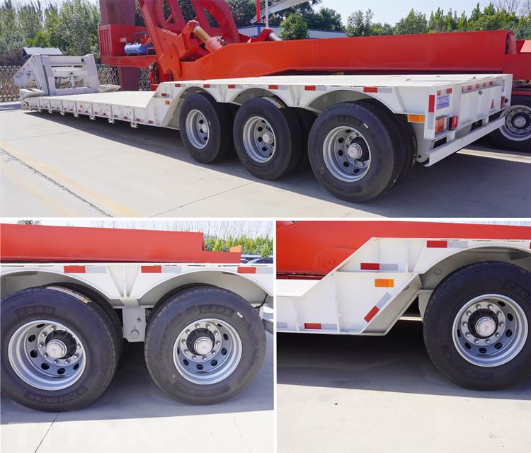 80 Ton Lowboy Gooseneck Trailer for Sale in Zimbabwe