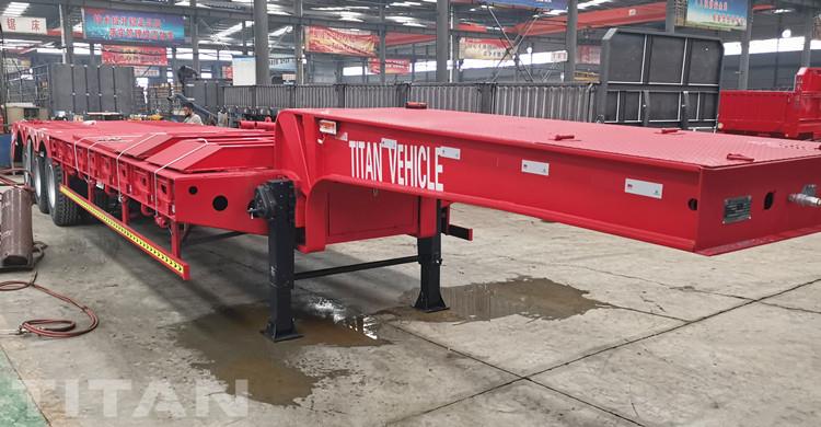 3 Axle 60 Ton Drop Deck Semi Trailer for Sale in Ivory Coast Abidjan