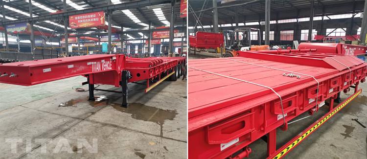 3 Axle 60 Ton Drop Deck Semi Trailer for Sale in Ivory Coast Abidjan