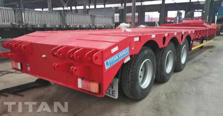 3 Axle 60 Ton Drop Deck Semi Trailer for Sale in Ivory Coast Abidjan