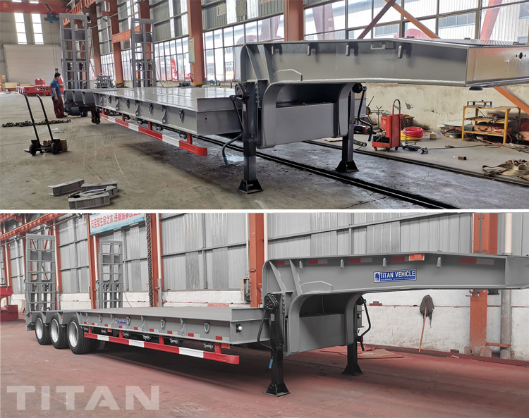 3 Axle 50 Tons Low Loader Trailer for Sale in Philippines