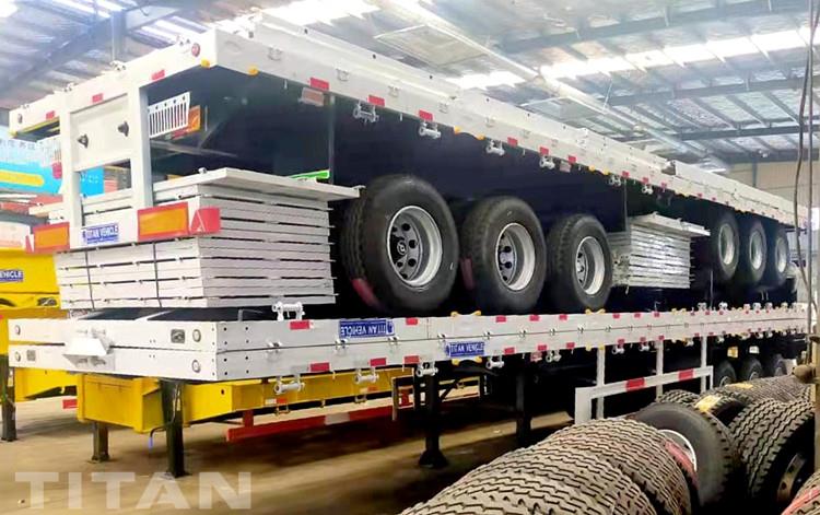 Tri Axle Drop Side Trailer for Sale in Zambia