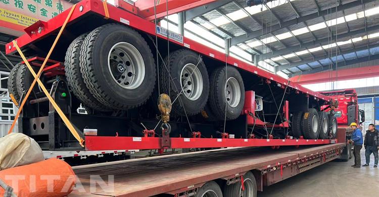 3 Axle Flatbed Tractor Trailer for Sale in Namibia