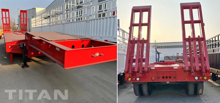 4 Axle 80 Ton Low Bed Truck Price in Mauritania