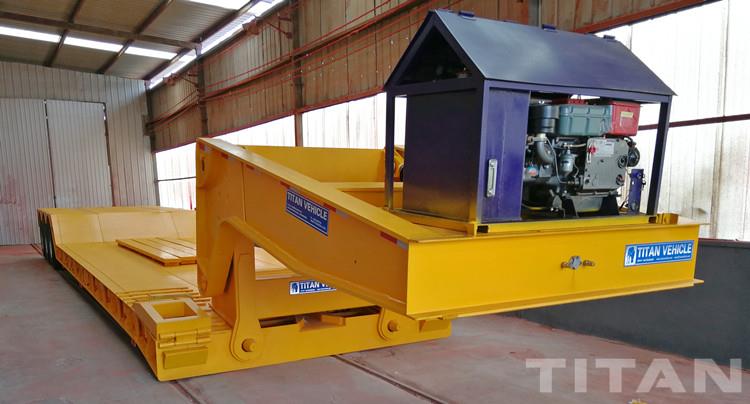 3 Axle 80 Ton Lowboy Detach Trailer for Sale in Congo