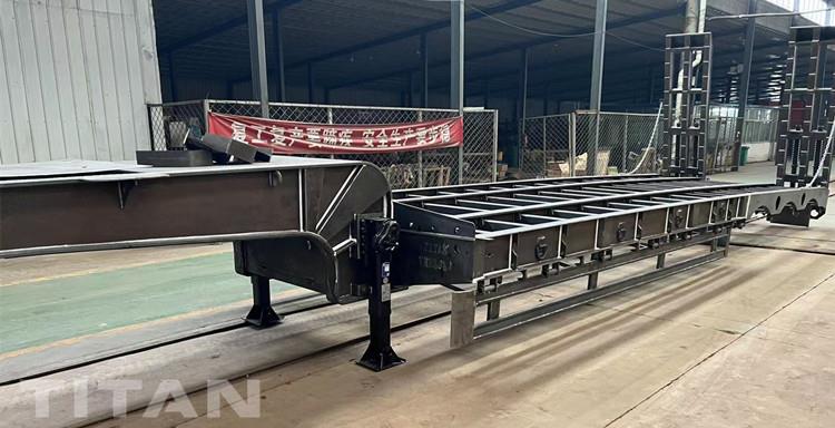 Tri Axle Semi Low Loader Trailer for Sale in Zambia