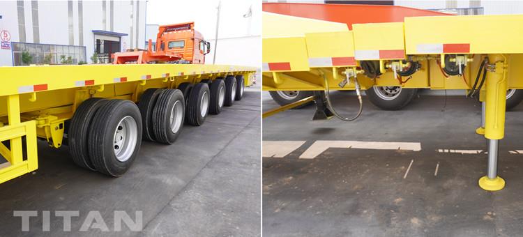 Extendable Semi Trailer for 62m Wind Blade Transport for Sale in Chile