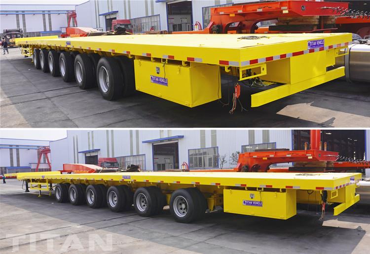 Extendable Semi Trailer for 62m Wind Blade Transport for Sale in Chile