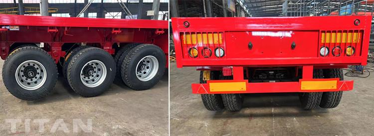 Multiple 3 Axle Truck with Flatbed Trailers for Sale in Uganda