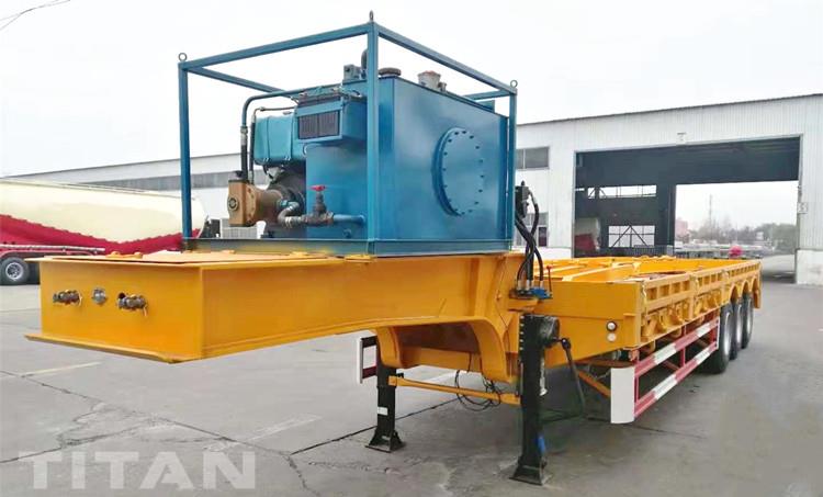 Hydraulic Winch Low Bed Truck Trailer Price in Angola