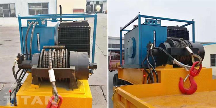 Hydraulic Winch Low Bed Truck Trailer Price in Angola