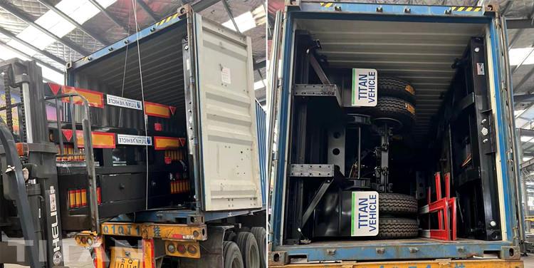 2 Axle 20/40 Ft Flatbed Trailers for Sale Price in Malawi