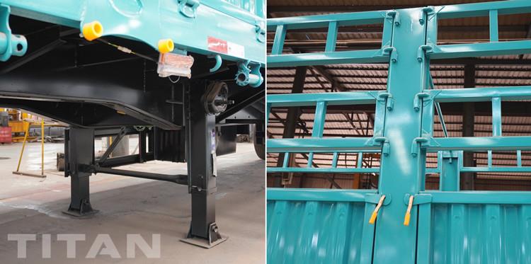 13M Fence Semi Trailer for Cargo Transport for Sale in Tanzania