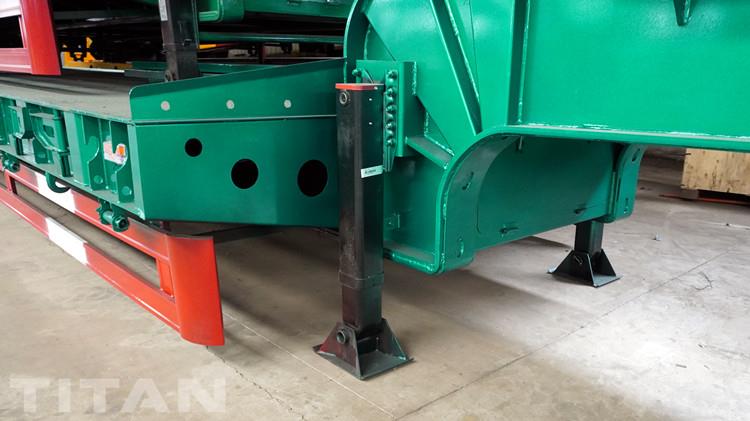 4 Axle 100 Tons Low Bed Truck Trailer for Sale in Ethiopia