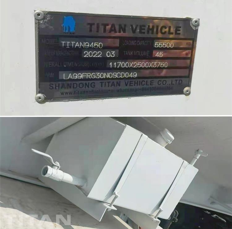 45000 Liters Petrol Tanker Trailer for Sale in Ivory Coast