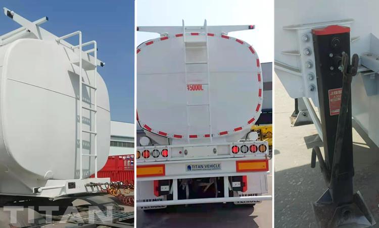 45000 Liters Petrol Tanker Trailer for Sale in Ivory Coast