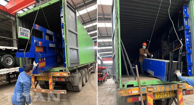 40 Ft Shipping Container Flatbed Trailer for Sale in Burundi