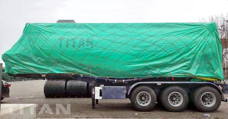 Tri Axle Dry Bulk Cement Tanker Trailer for Sale in Ghana