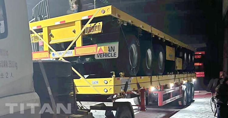 3 Units 40ft Container Flatbed Tractor Trailer for Sale in Angola