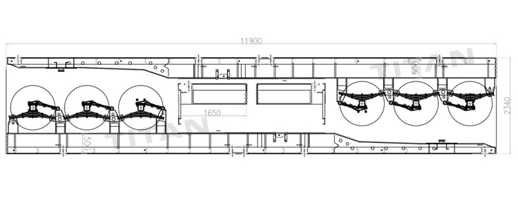 Tri Axle 48 Ft/Foot Flatbed Trailer for Sale in Ivory Coast