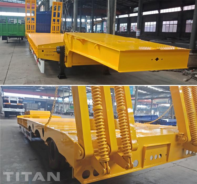 Tri Axle 60 Ton Low Bed Trailer for Sale in Malaysia