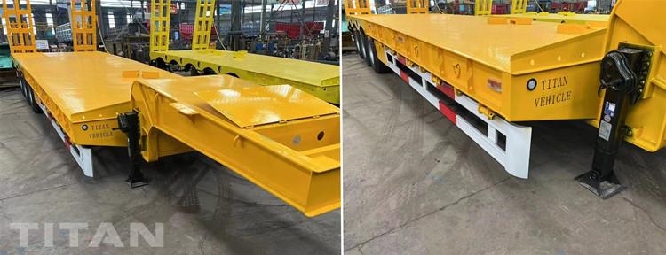 Tri Axle 60 Ton Low Bed Trailer for Sale in Malaysia