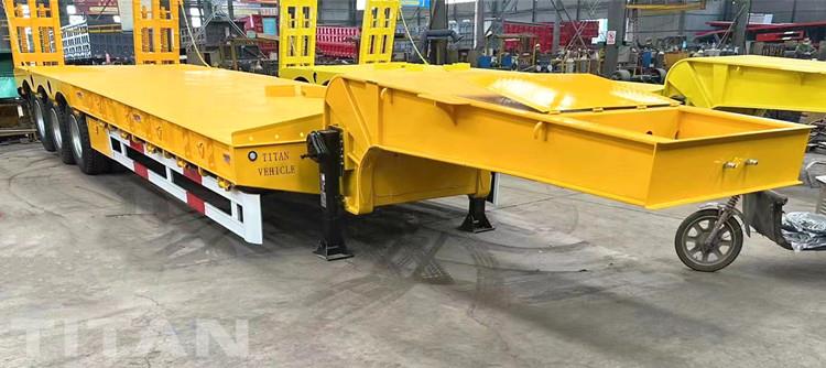Tri Axle 60 Ton Low Bed Trailer for Sale in Malaysia