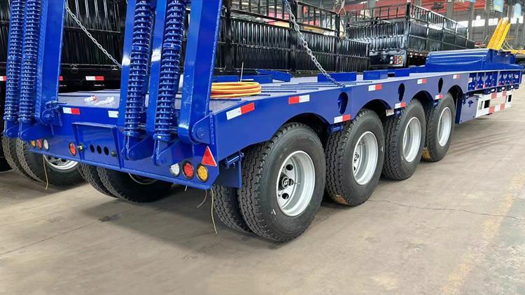 4 Axle 100 Ton Low Bed Trailer for Sale In Jamaica
