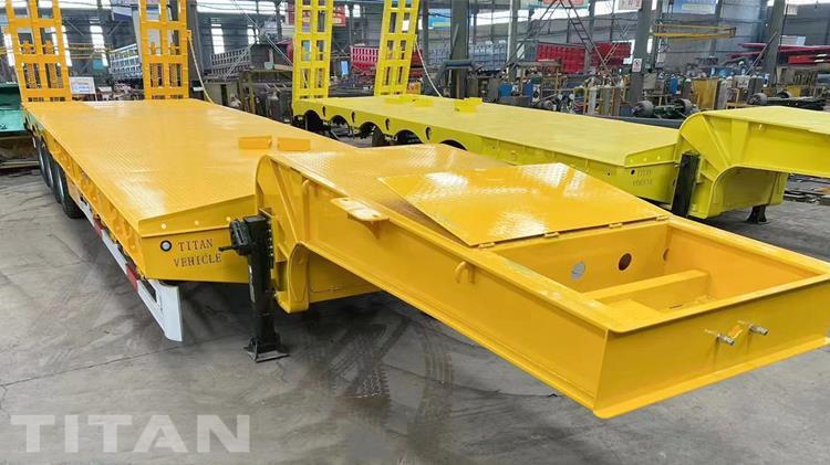4 Axle 100 Ton Low Bed Trailer for Sale In Jamaica