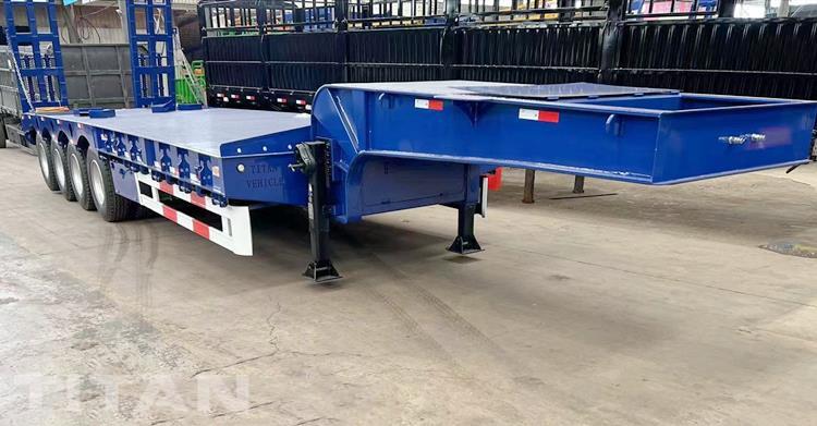 4 Axle 100 Ton Low Bed Trailer for Sale In Jamaica