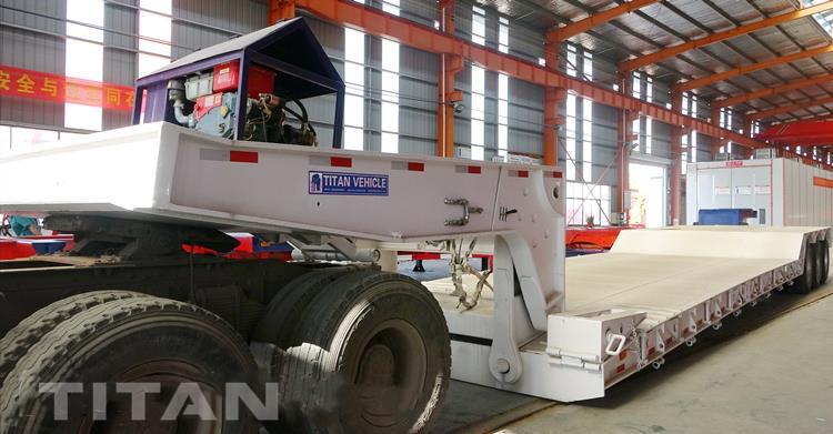 Hydraulic Front Loading Removable Gooseneck Trailer for Sale in Nigeria Lagos