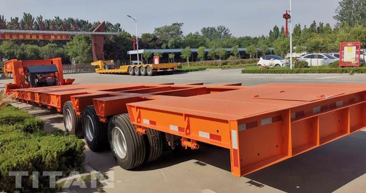 3 Line 6 Axle Front Load Lowbed Trailer for Sale In Qatar
