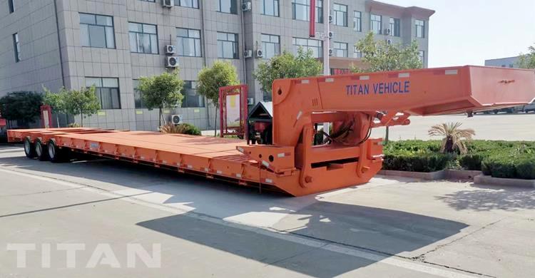 3 Line 6 Axle Front Load Lowbed Trailer for Sale In Qatar